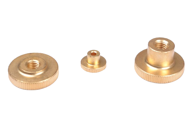 Brass Knurled Nuts Fasteners Manufacturer in Jamnagar India