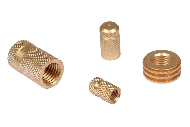 Brass Straight Knurled Insert Manufacturer in India for Moulded Plastics